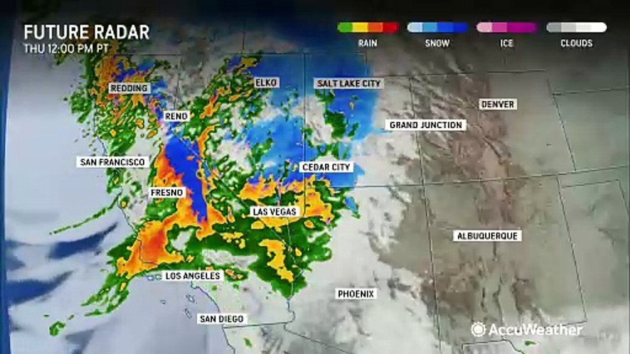 California soaked in drenching rain and heavy snow