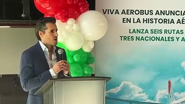 Anuncian nuevas rutas de vuelo de Viva Aerobús