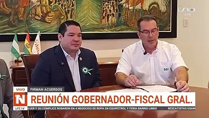 Reunión gobernador y fiscal General
