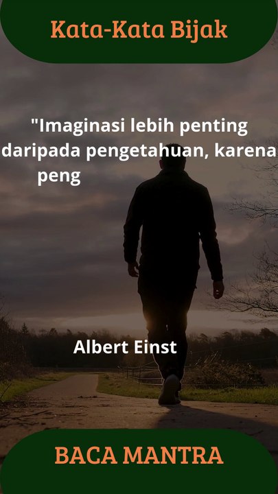 kata-kata Albert Einstein
