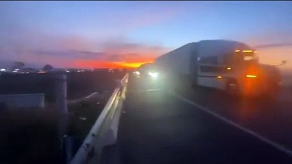VIDEO: Liberan autopistas de Edomex tras más de ocho horas de bloqueo