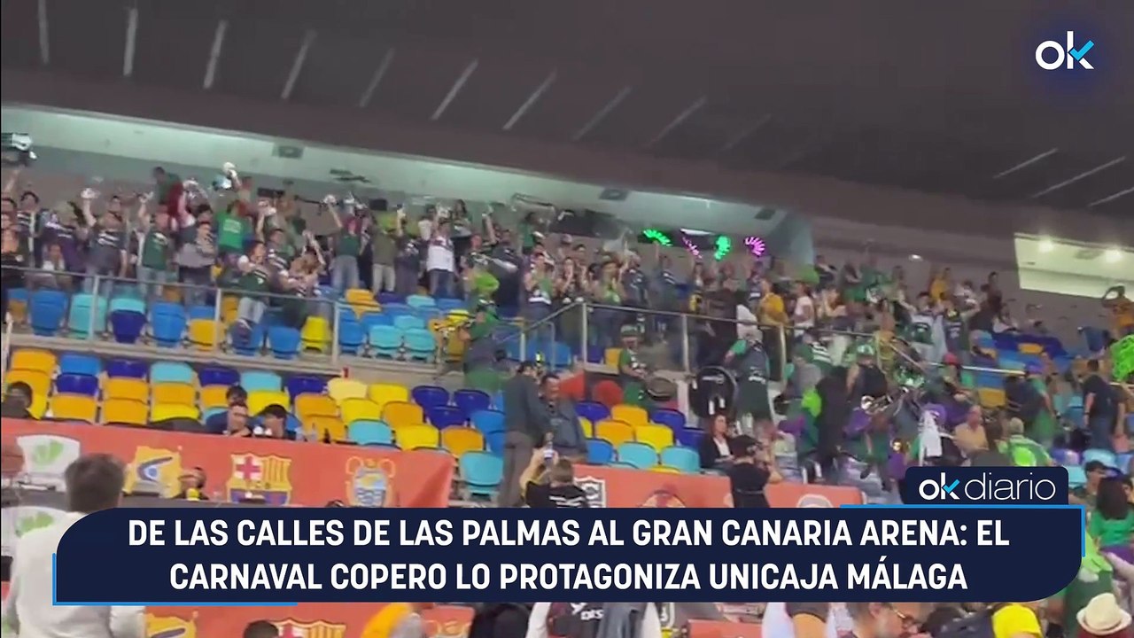 De las calles de Las Palmas al Gran Canaria Arena: el carnaval copero lo protagoniza Unicaja Málaga