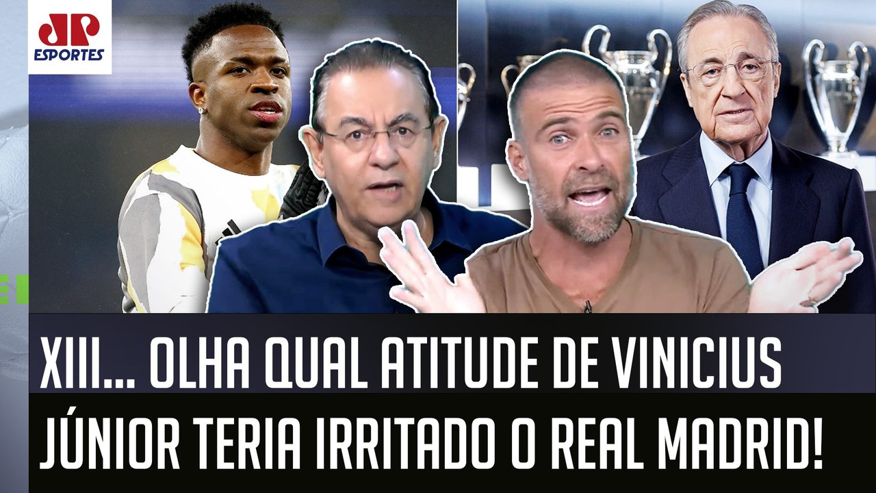 "SAIU HOJE A INFORMAÇÃO de que o Real Madrid SE IRRITOU com o Vinicius Júnior porque..." OLHA ISSO!