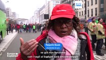 Belgio, manifestazione nazionale a Bruxelles contro le politiche di austerità del nuovo governo