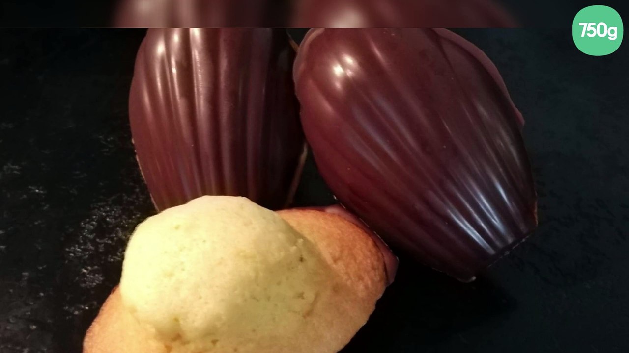 Madeleines maison coque chocolat