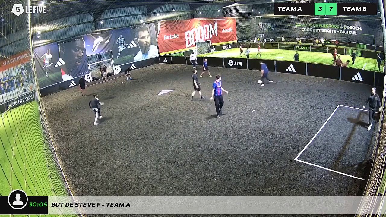 But de Steve F - Team A