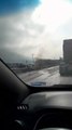 Vuelca tráiler en la Carretera Saltillo - Monterrey y paraliza el tráfico