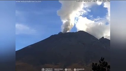 VIDEO: Incrementa actividad el Popocatépetl, causa caída de ceniza en Edomex