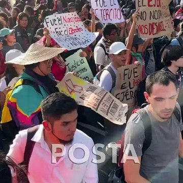 Marcha Ayotzinapa: 9 años de la desaparición de los 43 normalistas