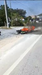 Derrapa motociclista y muere en Allende, Nuevo León