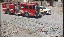 Incendio de maleza alcanza 4 tejabanes en Santa Catarina; sin lesionados