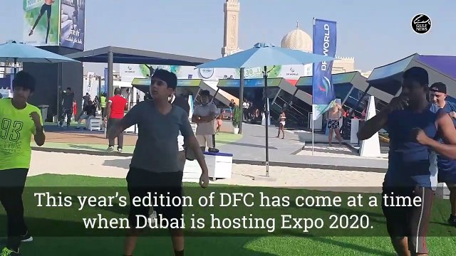 Health enthusiasts gather on Day 1 of the Dubai Fitness Challenge