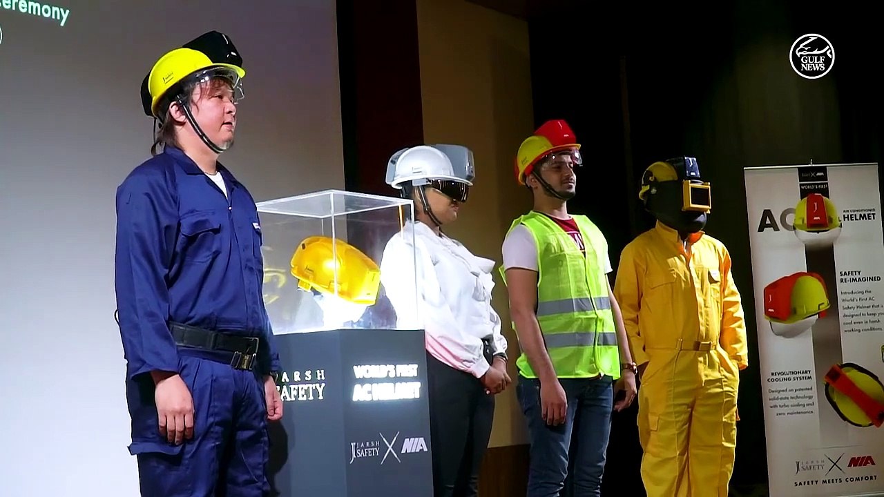 World’s first AC helmet launched in Dubai