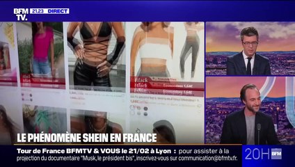 Quentin Ruffat (porte-parole de Shein en France): "Shein, c'est un modèle novateur (...) de la mode à des prix raisonnables"