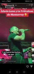 VIDEO: Desalojan a Edwin Luna de concierto por llegada de gente armada