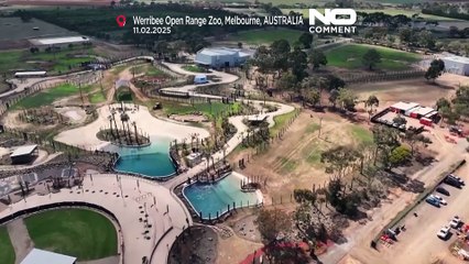 Elefantenherde wird in ein neues 21 Hektar großes Gehege im Werribee Zoo verlegt