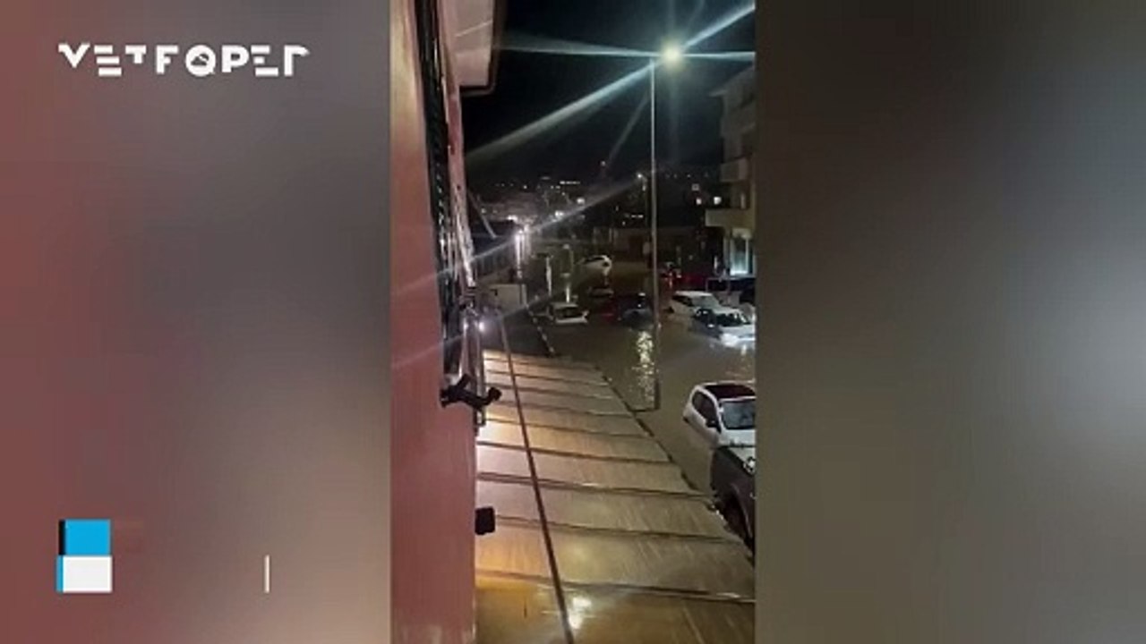 Torrential rains cause severe flooding in Portoferraio, Italy