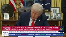 Donald Trump diz que pode taxar produtos do Brics em 100%