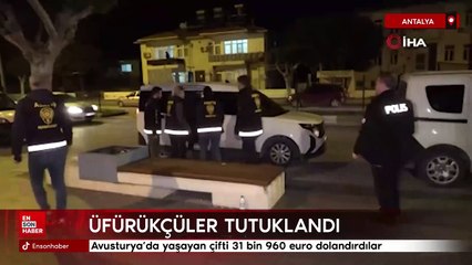 Avusturya'da yaşayan çifti 31 bin 960 euro dolandırdılar