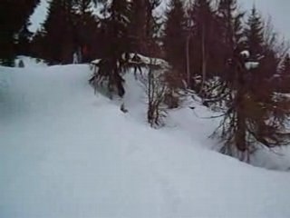 Petit saut à ski [ La Clusaz ]