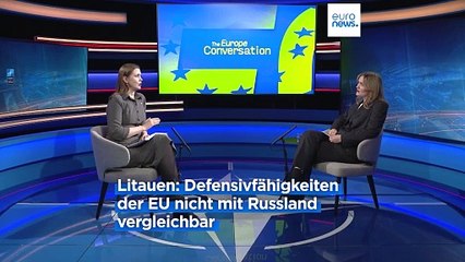 Litauische Verteidigungsministerin: EU-Verteidigungskapazitäten können mit Russlands Geschwindigkeit nicht mithalten