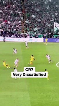 Cristiano Ronaldo very dissatisfied #cristianoronaldo #cr7 #cristiano