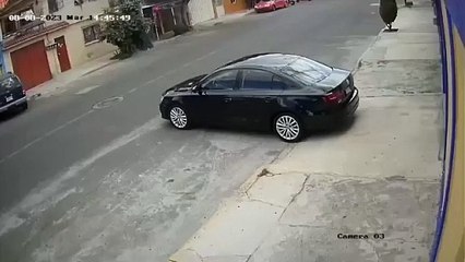 VIDEO: Le tupen a conductor por reclamar los daños tras choque su auto