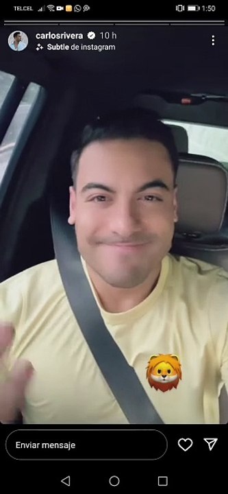 VIDEO: Carlos Rivera habla por primera vez tras convertirse en papá
