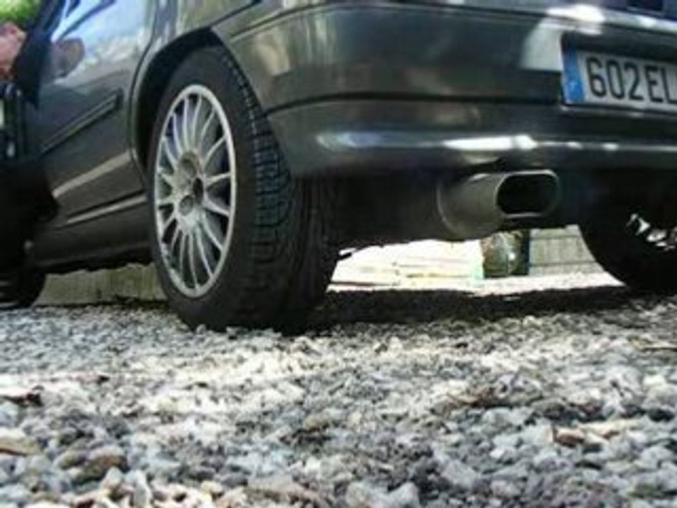 echappement  inox clio