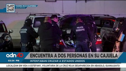 Ciudadano estadounidense encontró a dos migrantes escondidos en la cajuela de su auto en Tijuana