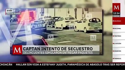 Captan intento de secuestro a un empresario en Toluca, Edomex