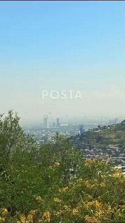 Realiza Fuerza Civil operativo áereo en zona metropolitana de Monterrey