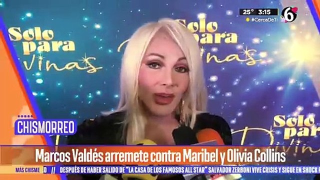 Marcos Valdés arremete contra Maribel Guardia y Olivia Collins