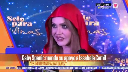 Gaby Spanic manda su apoyo a Issabela Camil