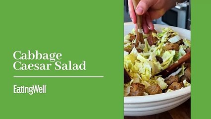 Cabbage Caesar Salad