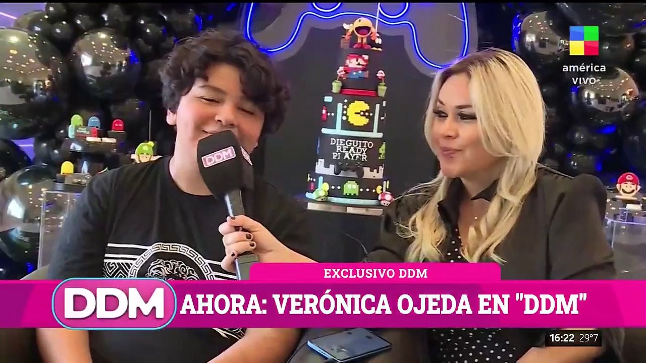 Verónica Ojeda y Dieguito Fernando