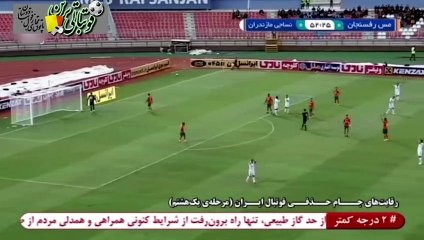 خلاصه بازی مس‌رفسنجان و نساجی