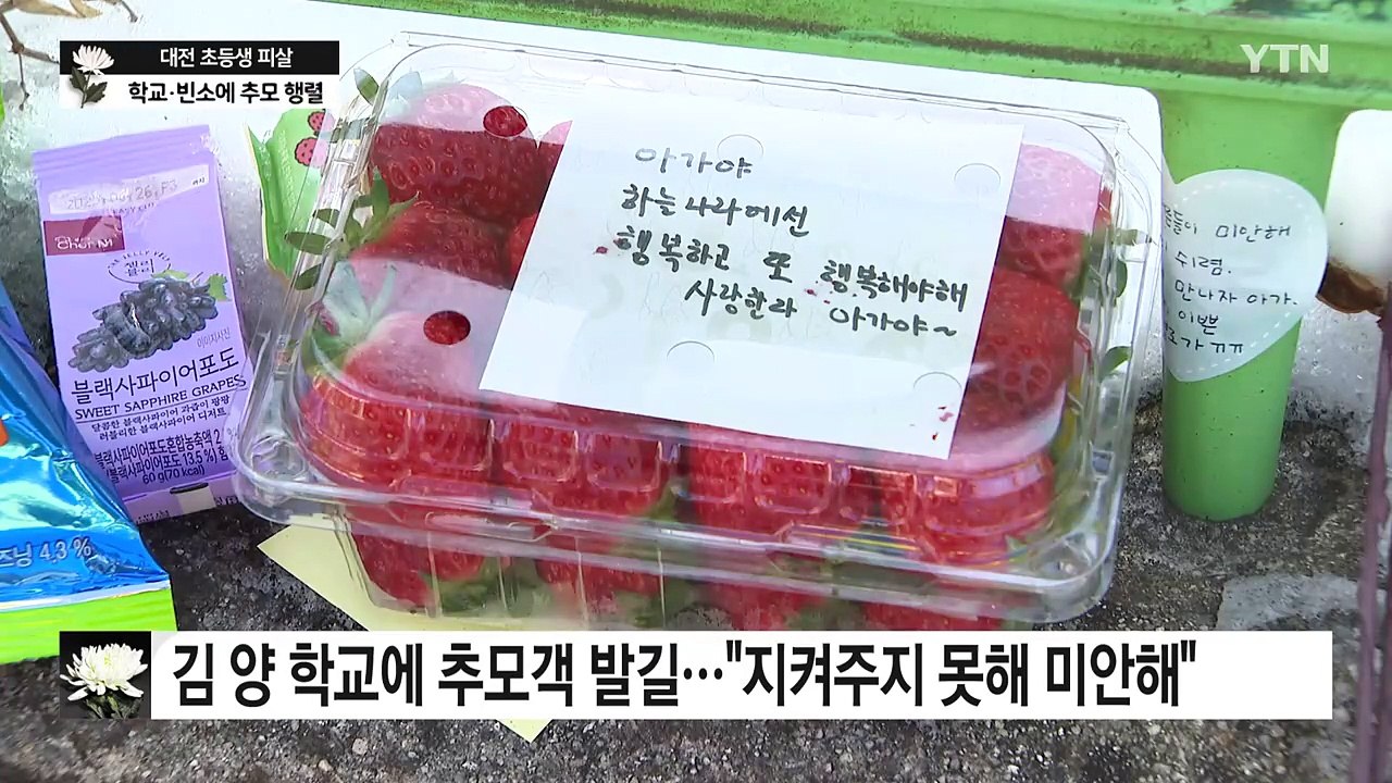 故 김하늘 양 오늘 발인...대전 추모공원에 영면 / YTN