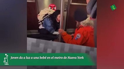 Joven da a luz a una bebé en el metro de Nueva York