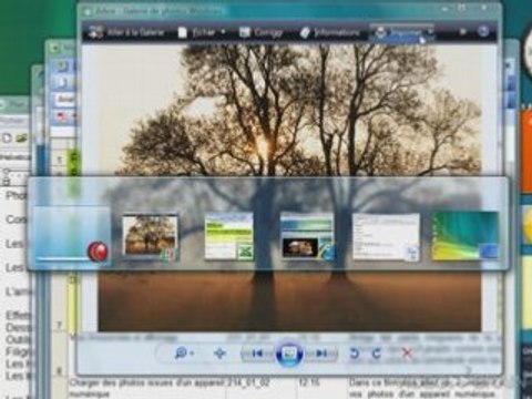 Windows Vista : L'effet Flip 3D d'Aero