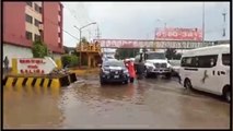 VIDEO: Colapsa lluvia la México-Texcoco en Los Reyes la Paz en Edomex