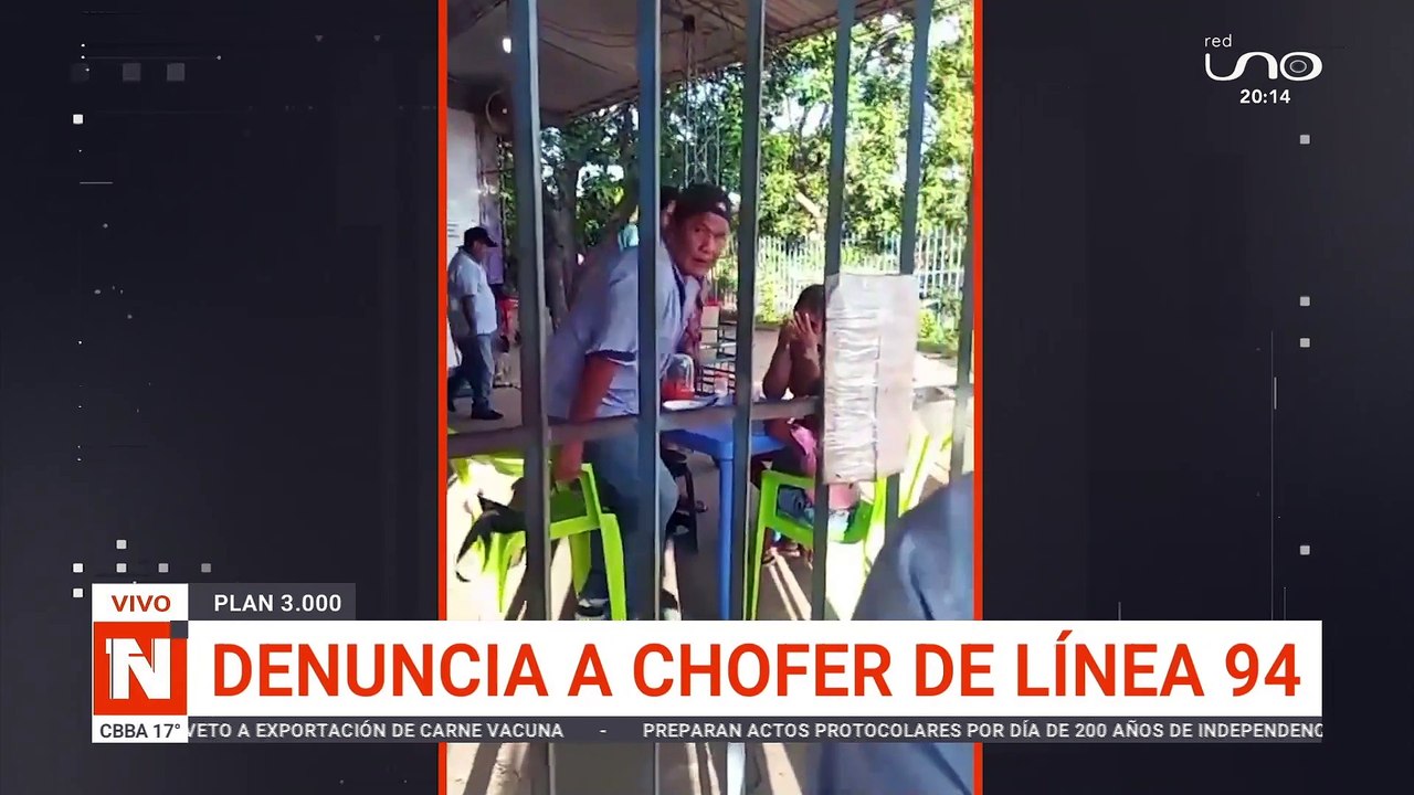 Denuncian a chofer de la linea 94