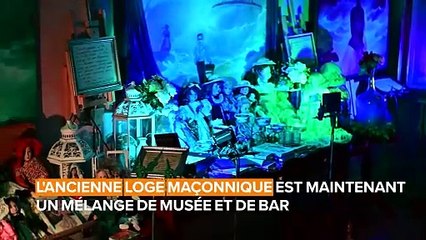 Autour du monde : la loge maçonnique transformée en bar et musée particulier