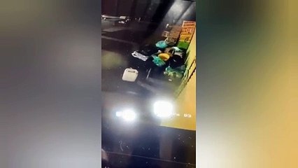 VIDEO: Captan el momento en que incendian la Central de Abastos en Toluca