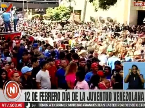Venezolanos en unión y alegría se movilizaron en conmemoración al Día de la Juventud