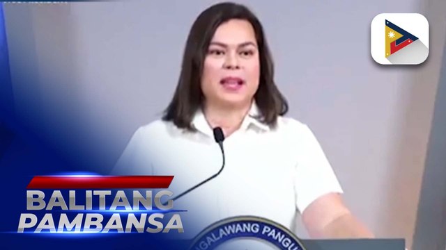 Rekomendasyon ng NBI na magsampa ng 3 counts of grave threat at inciting to sedition vs. VP Sara, ipinauubaya sa DOJ