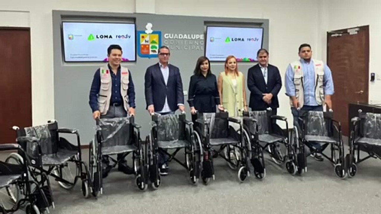 Dona LOMA Desarrollos 100 sillas de ruedas a DIF Guadalupe
