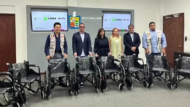 Dona LOMA Desarrollos 100 sillas de ruedas a DIF Guadalupe