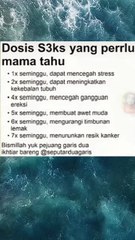 Dosis s3k5 yang mama perlu tahu #viralreels #education #parenting