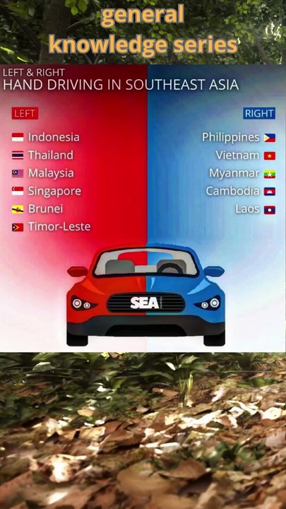 driving side of vehicle in southeast asia#asia #driving